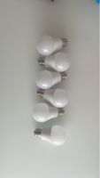 6x LED Lampen E27, Weiss