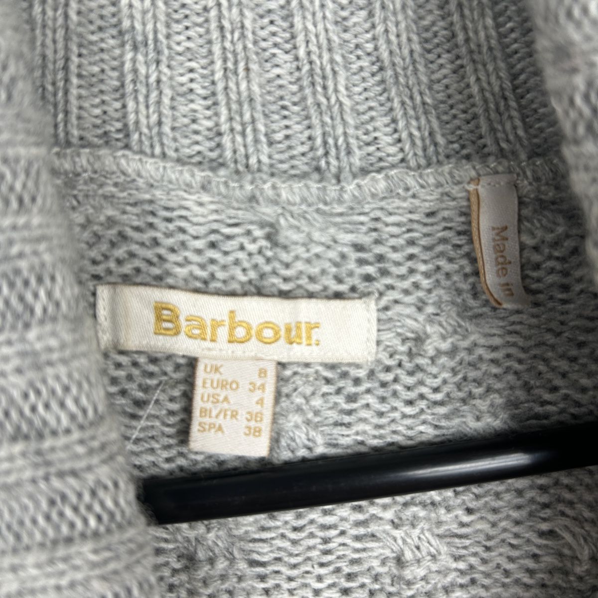 Barbour Pulls & Sweat-shirts: Pull torsadé Barbour Gris - S – Neuf (Voir description) à Hauterive NE par Leo_o 1
