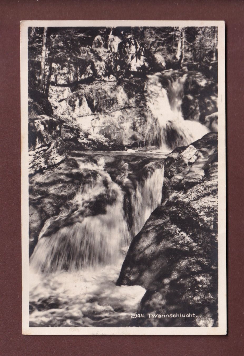 Cartoline postali: TWANNSCHLUCHT - 1926 – Usato da Pully venduto da nicecards-shop