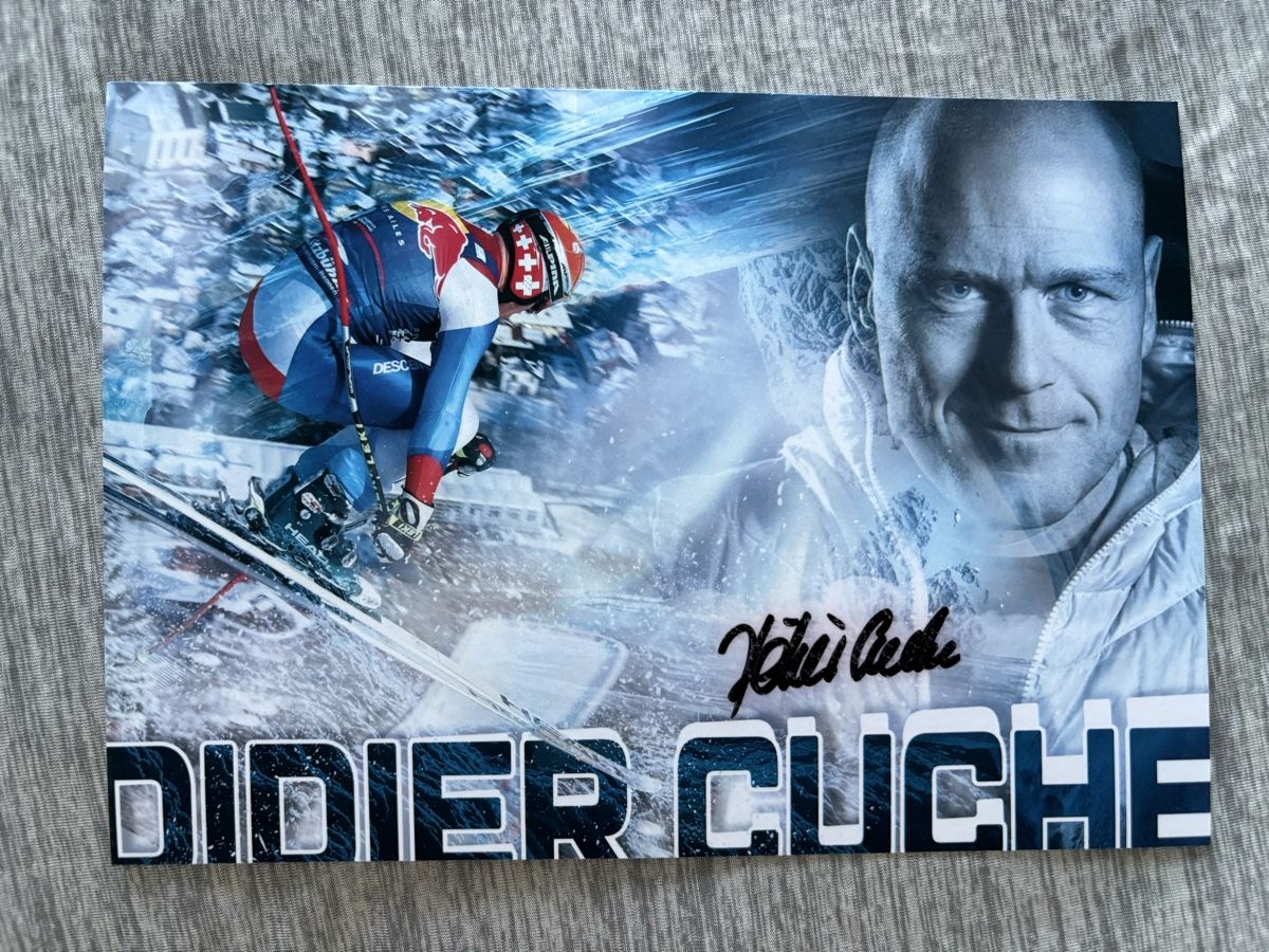 Autographes: Didier Cuche Original Autogramm – D'occasion à niederbipp par LaHabana1
