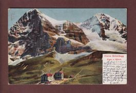 KLEINE SCHEIDEGG - Eiger und Mönch - 1904