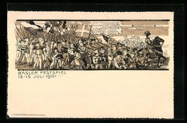 Litho Basel, Basler Festspiel 1901, Basl