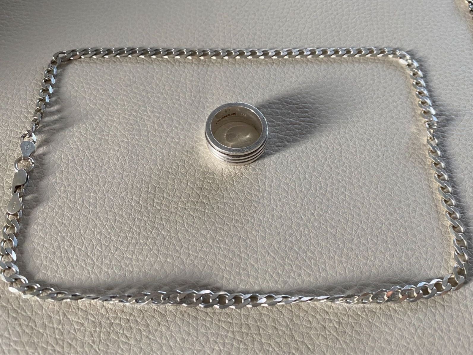 Altri gioielli: Silber 950 Schmuck (Ring und Kette) – Usato da Bachenbülach venduto da Dr.Peters