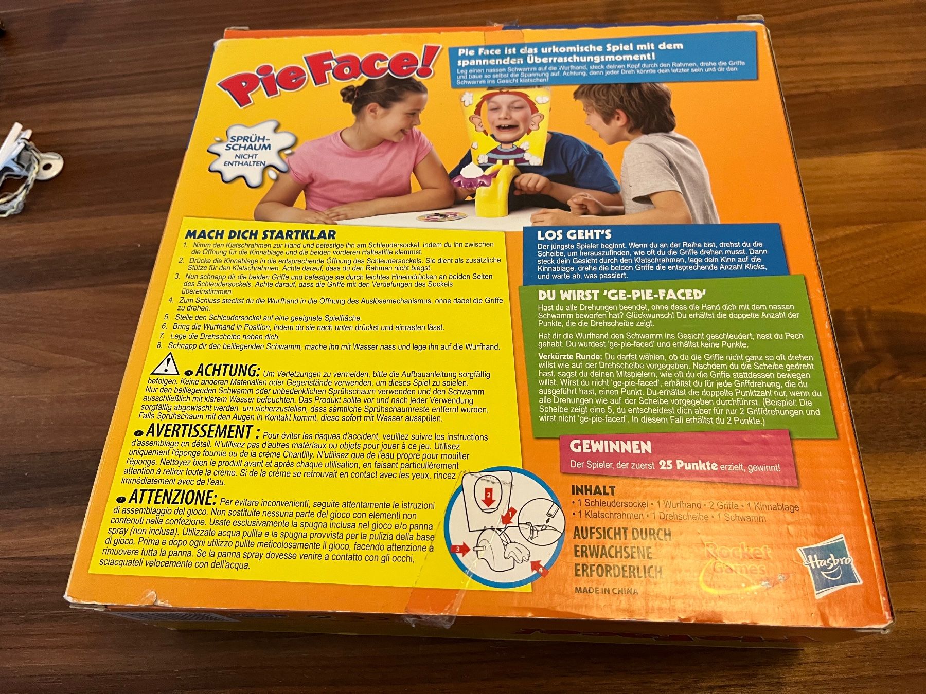 Hasbro Giochi: Hasbro Pie Face – Usato da Oberengstringen venduto da Edu78 1