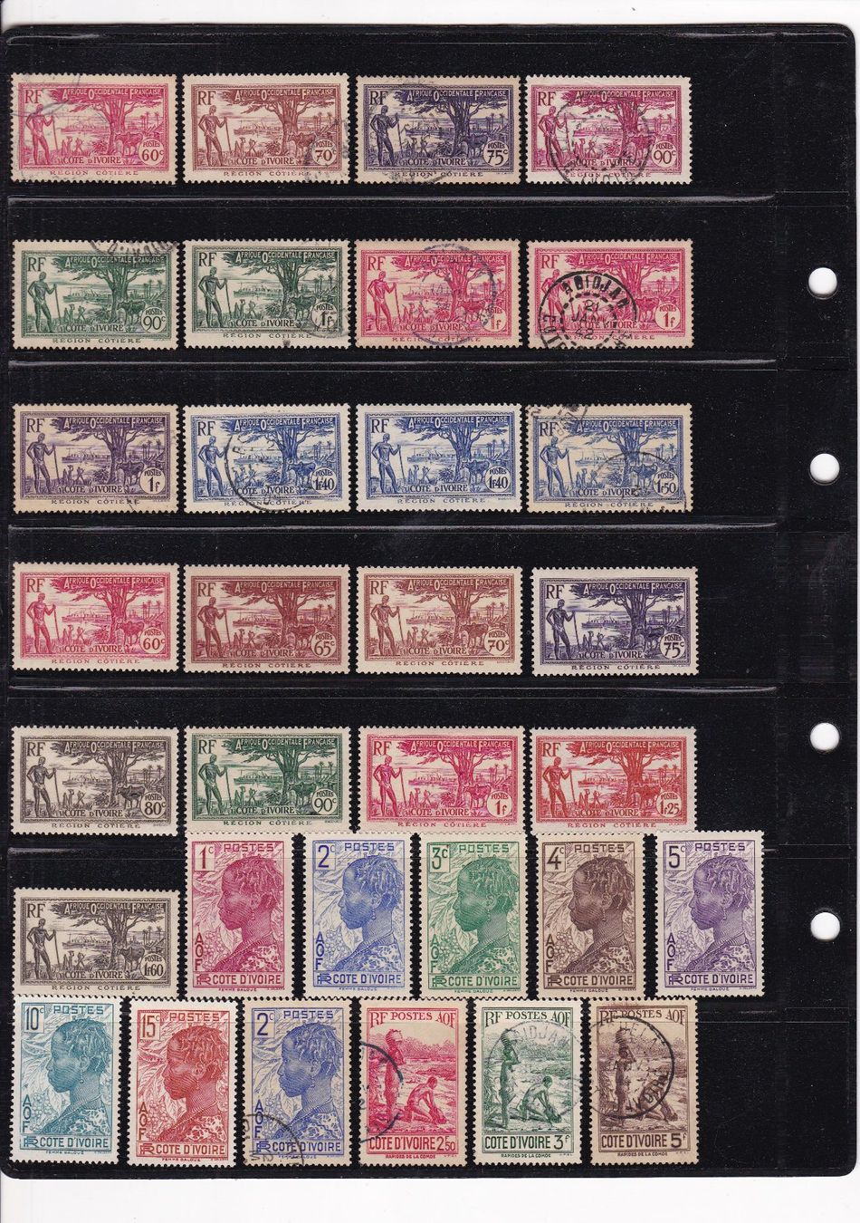 Tutti i francobolli: Tolle Sammlung Elfenbeinküste – Usato da Gretzenbach venduto da Sikim 1
