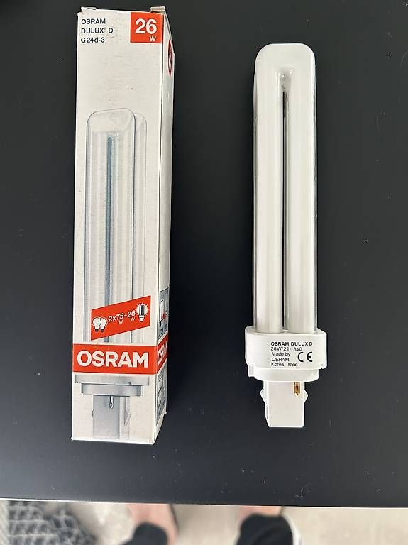 Lampade: Osram Dulux-D G24d-3 – Nuovo e nell'imballaggio originale da Delémont venduto da pepinuch