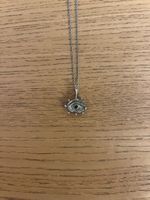Halskette Silber Auge Motiv guter Zustand