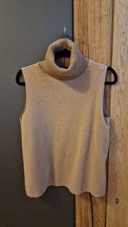 Rollkragentop Beige, Grösse M, perfekt für den Übergang!