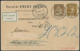 1909/15 - Privatganzsache - Postkarte - Helvetia - Tellknabe