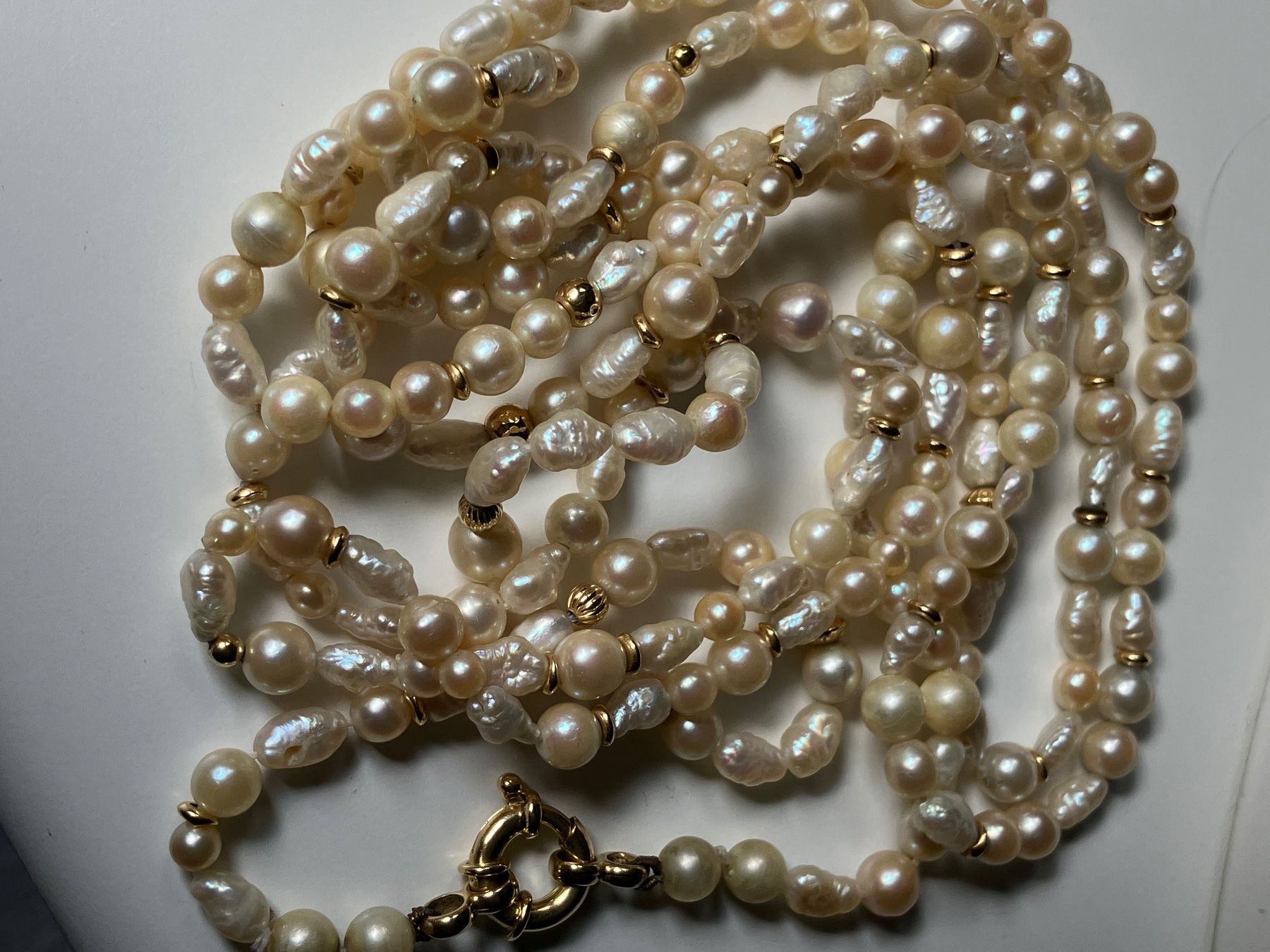 Catenine: Lunghissimo sautoir di perle – Usato da Rancate venduto da FiorAngela011 5