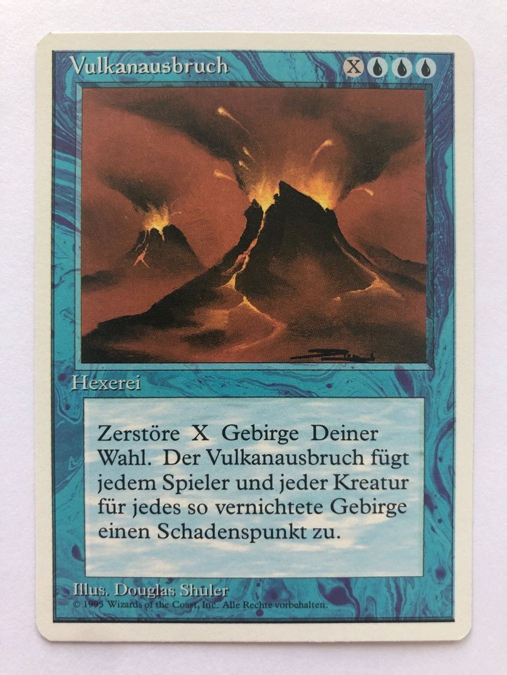 Cartoline: MTG - Vulkanausbruch – Usato da Zürich venduto da T_H_O_M_A_S