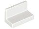 Lego White Panel 1 x 2 x 1 with Rounded Corners 8 Stück