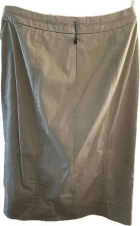Jupe beige Sonia Bogner, élégante et chic. Taille 36