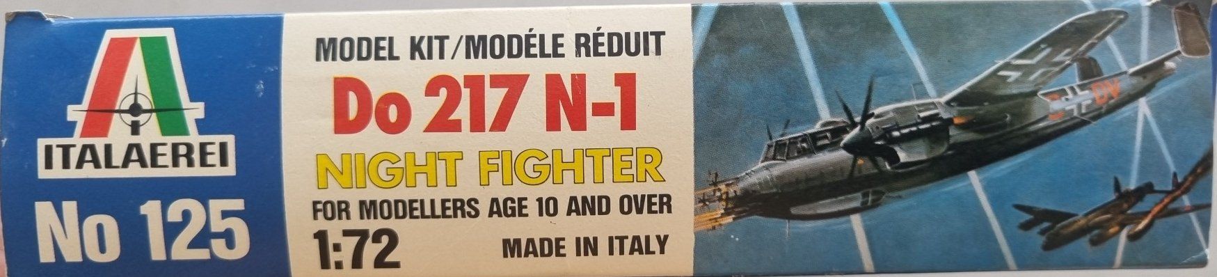 Italeri Modellbausätze & Standmodelle: 1/72 Italeri Do 217N-1 (125) – Gebraucht aus Grand-Lancy von LFW 2