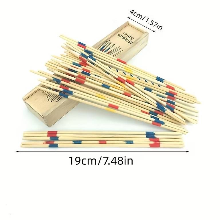 Giochi: Neues 42-teiliges Holz Mikado-Set – Nuovo e nell'imballaggio originale da Altenrhein venduto da marcow313 3