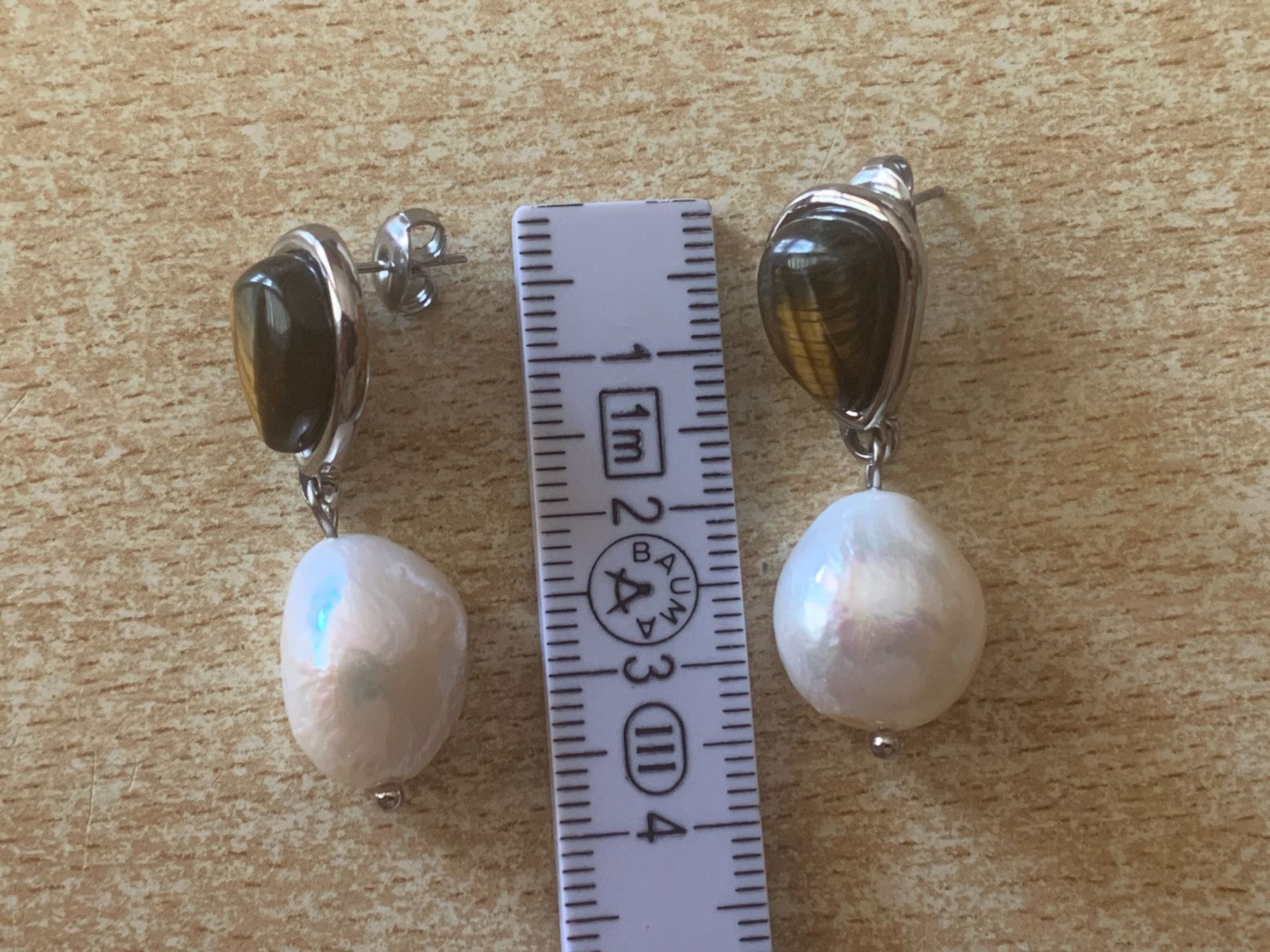 Purelei Boucles d'oreille: Purelei Tiger's Eye Perlenohrringe – D'occasion à Flums par finn1975 2
