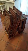 Tavolo da giardino in legno massiccio