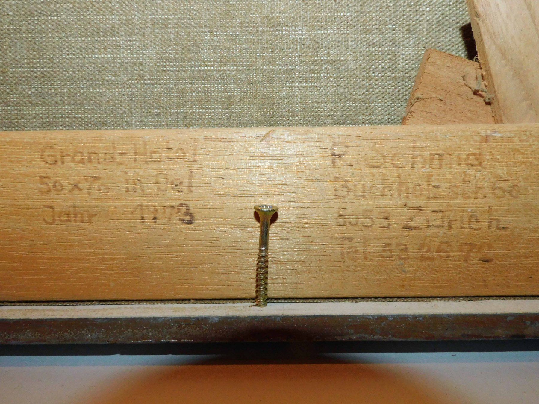Gemälde: Kunst Ölgemälde Bild signiert  1973 – Gebraucht aus Sursee von 76 3
