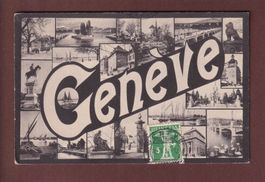GENEVE - Multivues - 1911
