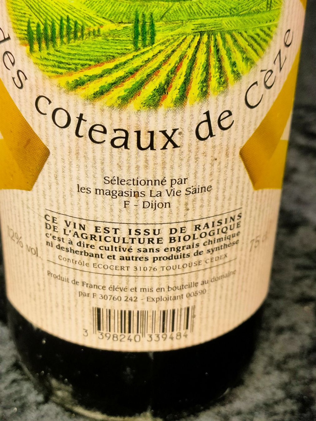 Wein: VIN DE PAYS DES COUTEAUX DE CÈZE – Neu (gemäss Beschreibung) aus Genève von Leboucheoreilles 3