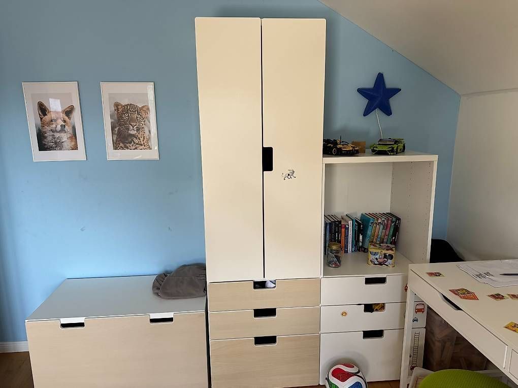 Ikea Scaffali: IKEA STUVA Kinderzimmer Kombination, weiss/Birke, 3 Elemente – Usato da Hünenberg See venduto da bobby0102 1