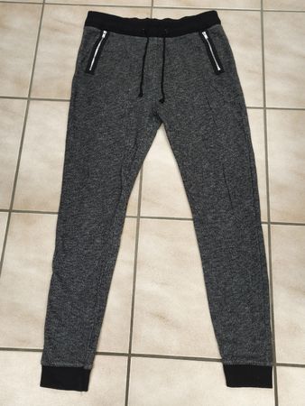 Jogginghose Clockhouse schwarz grau Grösse L gebraucht