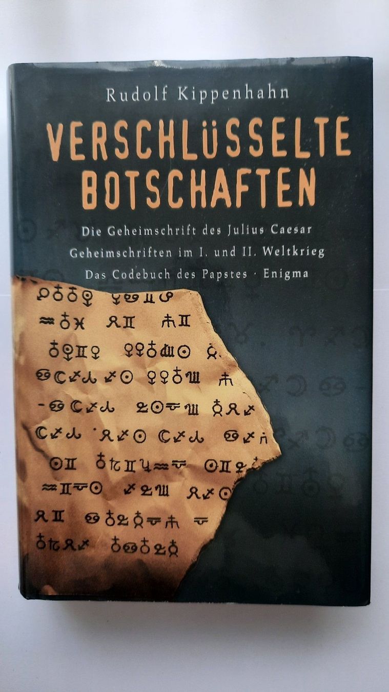 Libri: Verschlüsselte Botschaften Geheimschr. Cäsar, Päpste, Enigma – Usato da Stäfa venduto da Turicum-Verlag