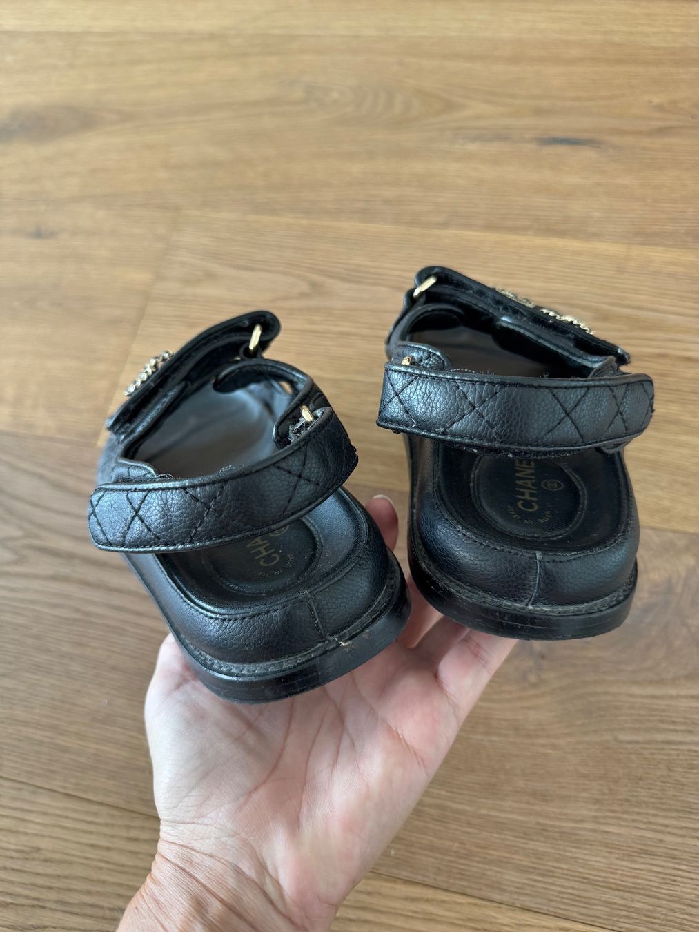Chanel Damenschuhe: Chanel Dad Sandale Gr. 39C, schwarz – Gebraucht aus Triesen von atos87 4