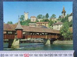 LUZERN SPREUERBRÜCKE UND UMGEBUNG LU AK