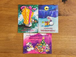 Diddl alte vintage Postkarten Set Nr. 13, 37, 69 Rarität 