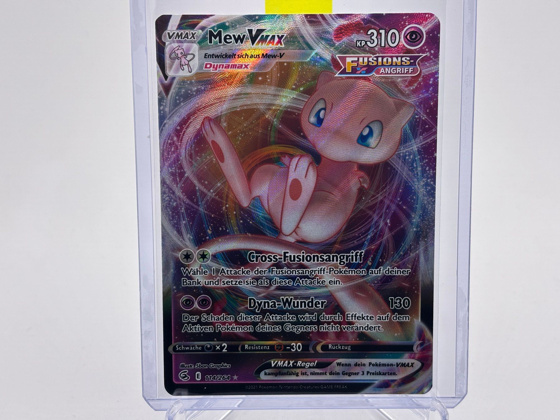 Pokémon Carte collezionabili: Fusionsangriff - Mew VMAX  (FST 114) - DE – Usato da Allschwil venduto da Bullach