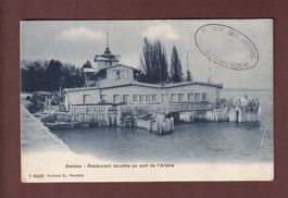 GENEVE Restaurant Port de l'Ariana Bise glaciale // plis //