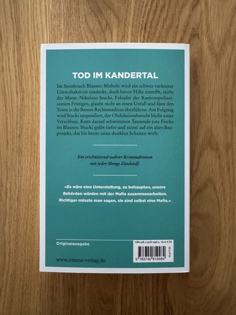 Libri: Buch: Der Blausee-Skandal – Usato da Frutigen venduto da _.Anja.B._ 1