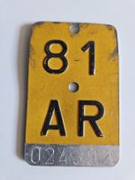 Töfflinummer AR 81