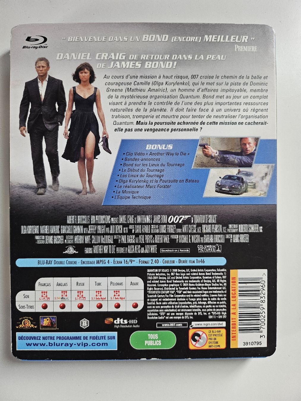 Tutti i DVDs: Blu-ray 007 Quantum of Solace – Usato da La Joux FR venduto da car_ck96 2