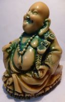 GLÜCKS -BUDDHA-10 CM HOCH, - ASIATISCHE---MAITREYA--FIGUR