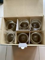 6er Set Glas-Kelche neuwertig für Sommer-Apéros