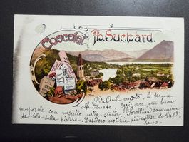 Suchard Litho AK Thun , gel. 1899