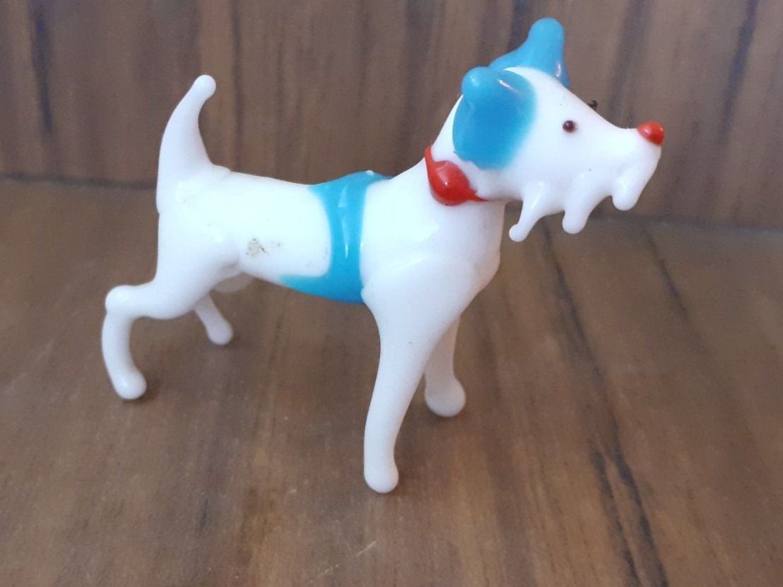 Murano Statuette: Figur Glas Hund Schnauzer Murano – Usato da Mörschwil venduto da antiksalon