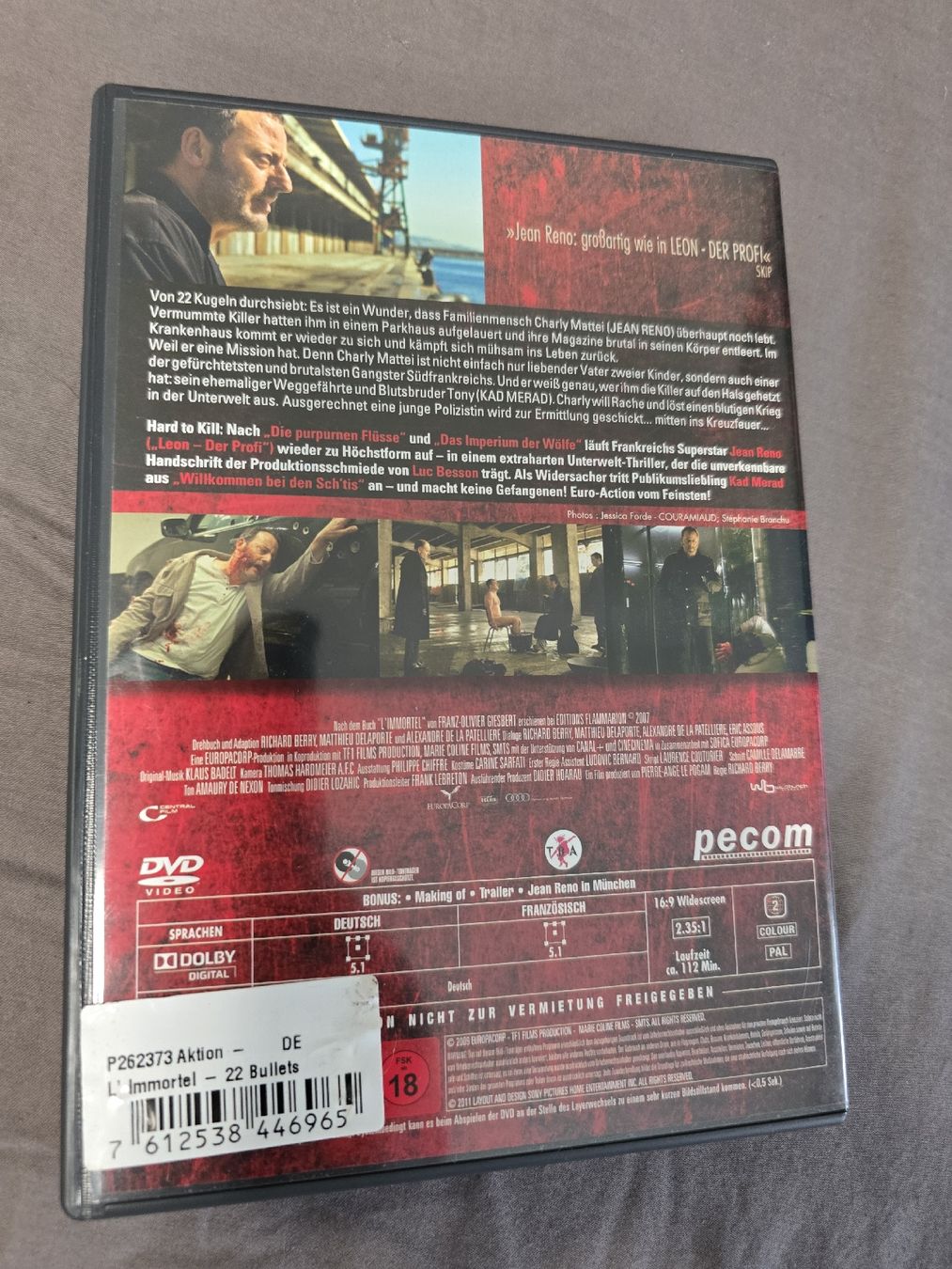 Tous les DVDs: DVD - 22 Bullets – D'occasion à Zug par nic_wlj8 1