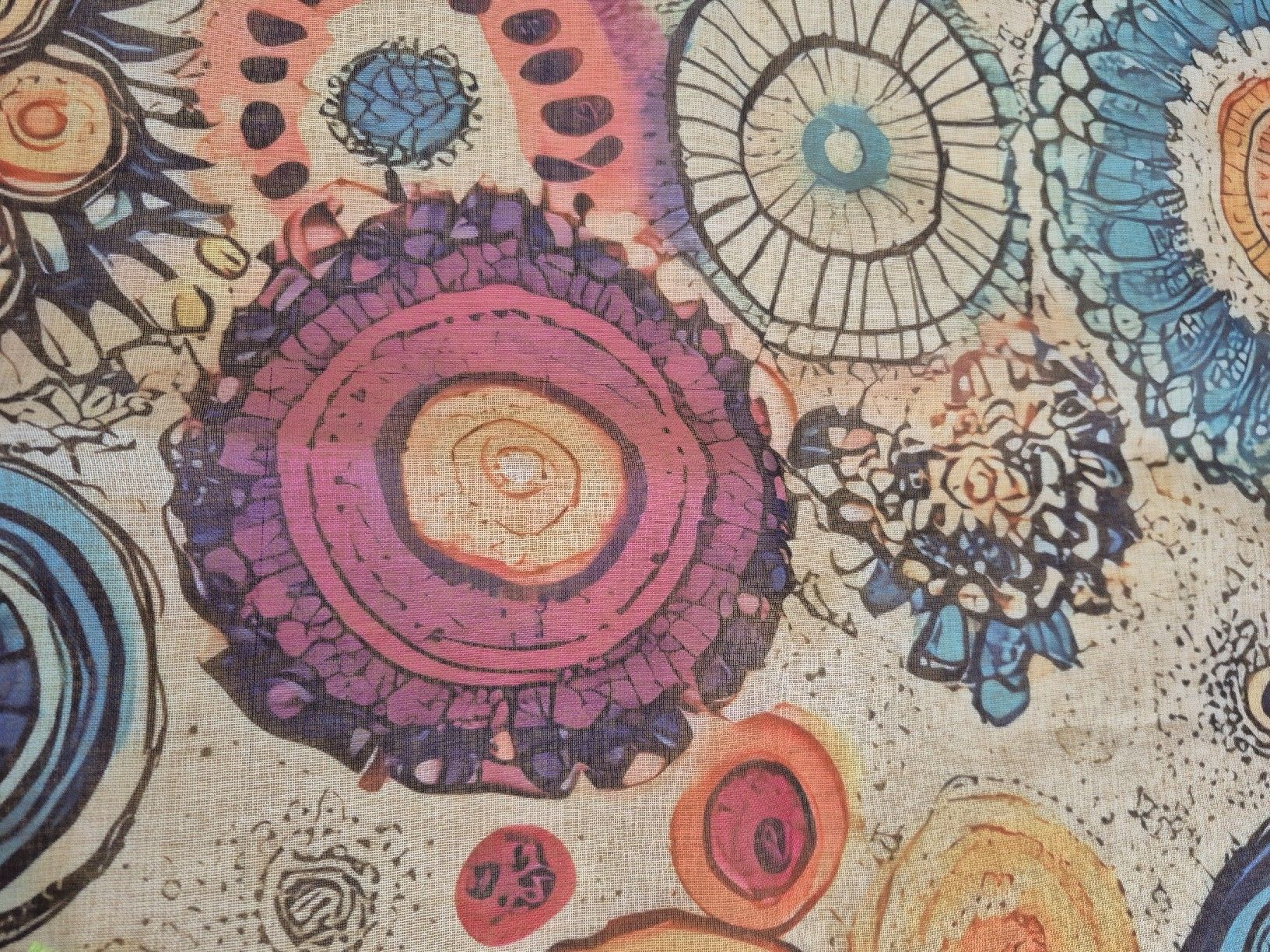Vorhänge: 2 Vorhangschals mit Boho Muster – Neu (gemäss Beschreibung) aus Gerlafingen von nila44 3