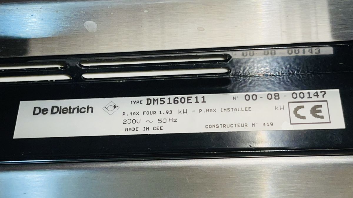 Elettrodomestici da cucina: De Dietrich Einbau Steamer DM5160 – Usato da Schönenbuch venduto da hug_f2ny 1