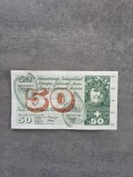 Schweizer Banknote 50 Franken 1974 Serie 5 gebraucht