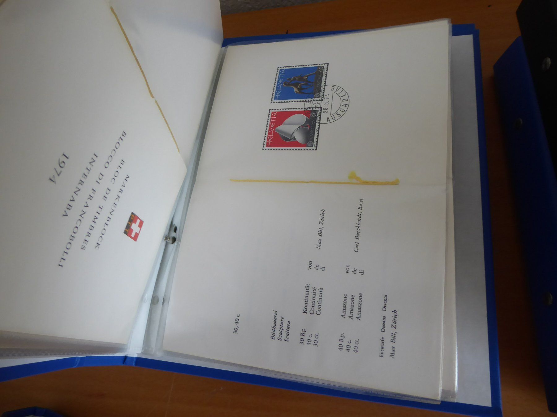 Tutti i francobolli: Posten PTT Folder Schweiz mit viel Inhalt – Usato da Rothrist venduto da swisstools 7