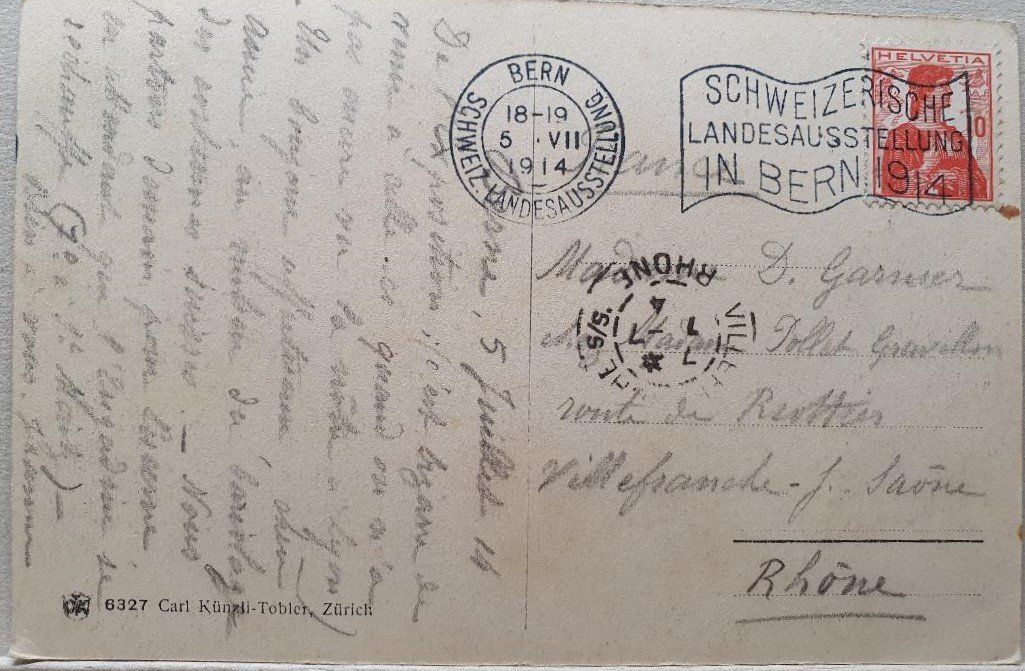 Cartoline postali: BERN  -  Zeitglockenturm - 1914 – Usato da Delémont venduto da Domdom1 1