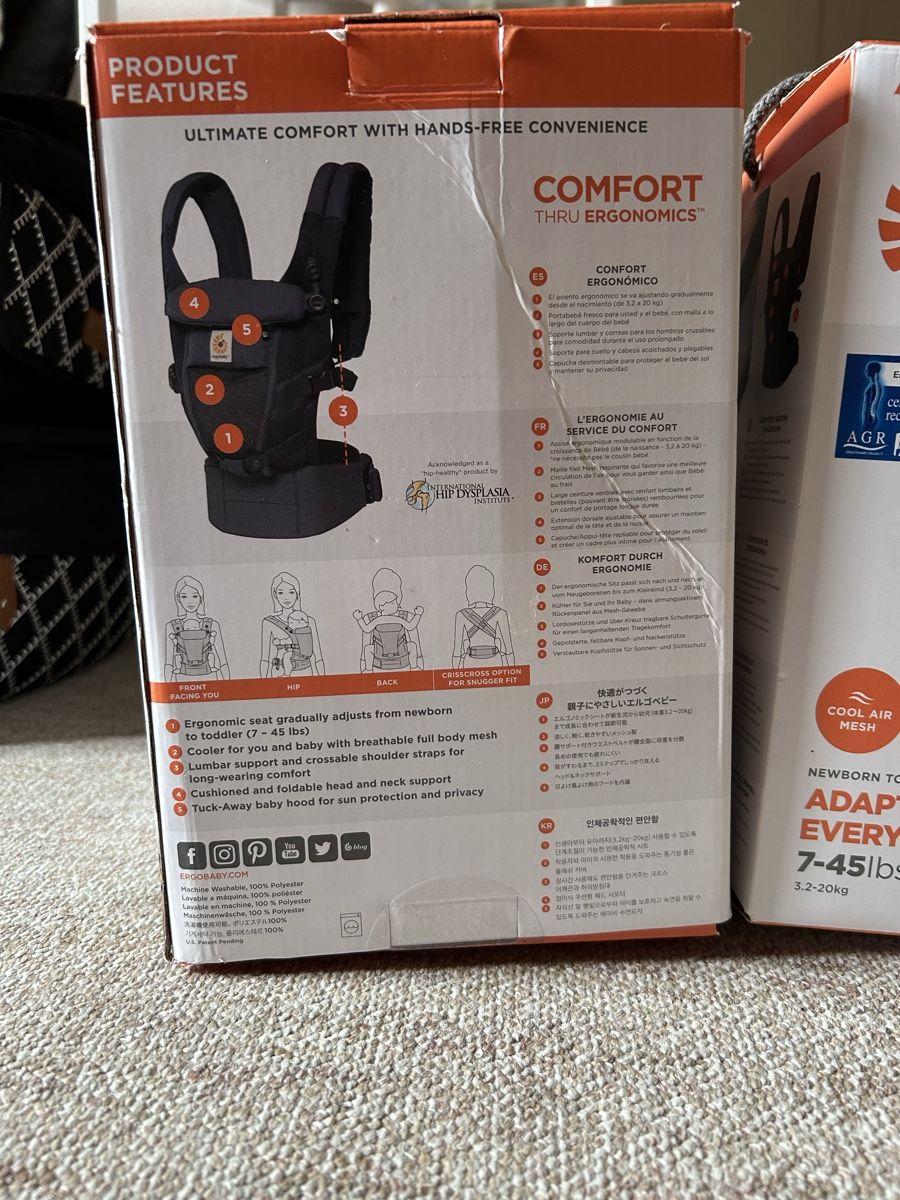 Ergo Baby Bauch- & Rückentragen: 2x Ergobaby Adapt Baby Carrier – Neu (gemäss Beschreibung) aus Gümligen von kmat14 3