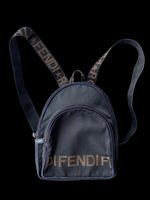 Fendi Zucca Schwarz Vintage Rücksack
