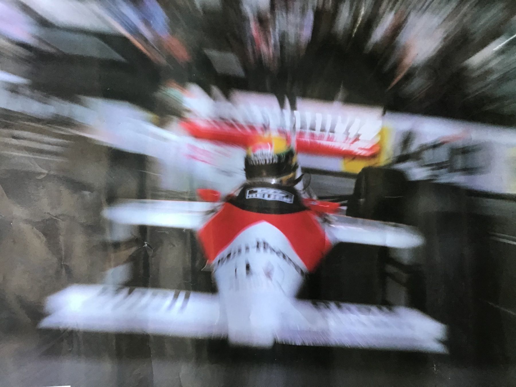 Poster & Bilder: Publicité Ayrton Senna – Gebraucht aus Némiaz (Chamoson) von Patoshi