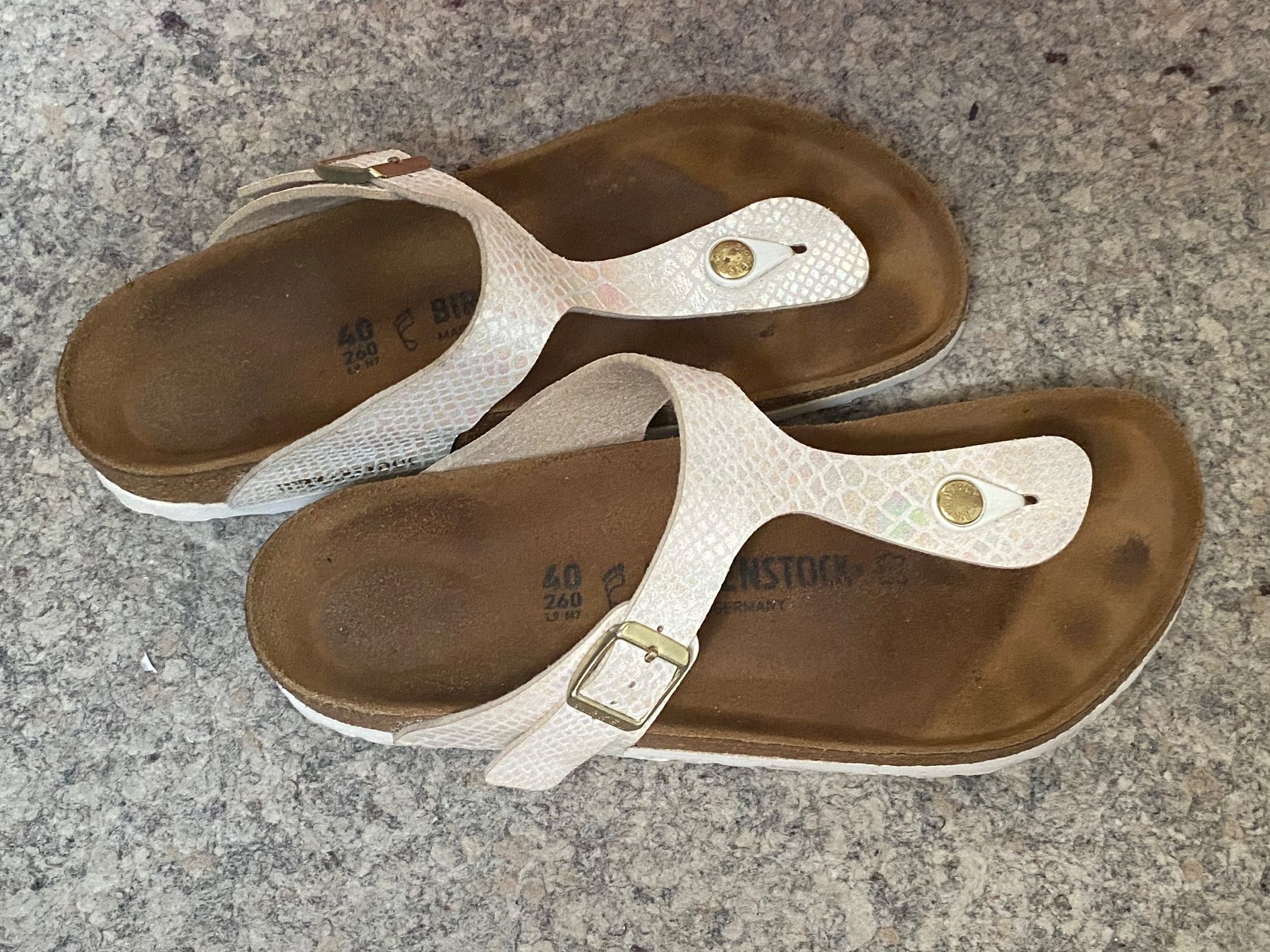 Birkenstock Damenschuhe: Birkenstock Gizeh Gr. 40 – Gebraucht aus Wattwil von edel88