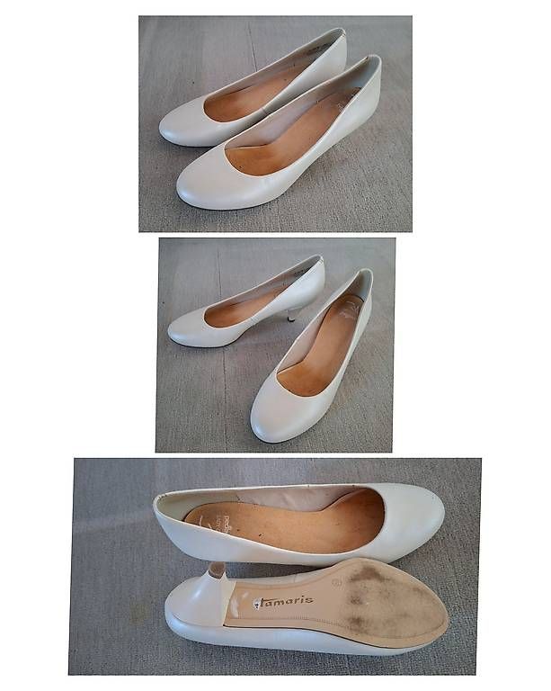 Scarpe da donna: Weisser Damenstöckli Schuh – Usato da Balgach venduto da pas_62wb
